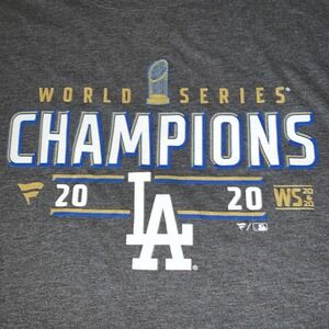 World Series Champions  2020 LA DODGERS T-Shirt by Fanatics 4XL